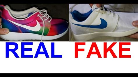 are my nike roshe fake|how to identify fake nikes.